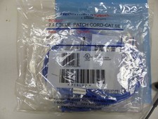 HELLERMANN-TYTON  PCBLU7 Qty of 5 per Lot Cord Patch 7 ft Cat 5e Blue picture