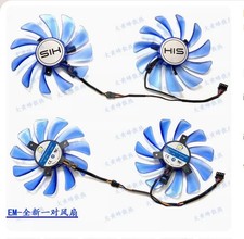 For HIS RX580 590 4GB IceQX2 OC Graphics Card Cooling Fan with Casing Parts picture