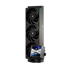 Peerless Vision 360 UB ARGB Black CPU Water Cooler,3 PWM Fans-Inline,IPS LCD picture