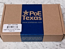 POE Texas GAF-12V12W 12V/Gigabit Splitter 802.3af 1A NEW picture
