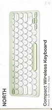 North Compact Round Key Wireless Keyboard - Mint Green picture