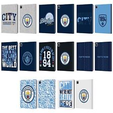OFFICIAL MANCHESTER CITY MAN CITY FC GRAPHICS LEATHER BOOK CASE FOR APPLE iPAD picture