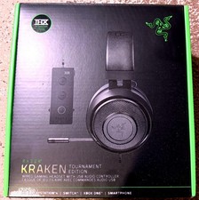 Razer Kraken Tournament Edition Wired Gaming Headset Black THX 7.1 NEW Sealed picture