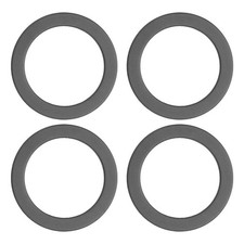 Universal Plastic Magnetic Adapter Ring, 4 Pcs Sticker Ring, Black picture