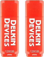 Delkin Devices 3.0 128GB USB Flash Drive, (2-Pack, 128GB), Plug & Play picture