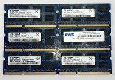 Lot of 6 Elpida 2GB DDR3 Laptop RAM PC3-10600S 1333MHz 2Rx8 SODIMM Memory 12GB picture