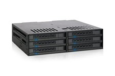 ICY DOCK 6 Bay 2.5” SATA HDD / SSD Hot Swap Tool-Less Backplane Enclosure wit... picture