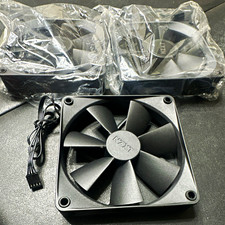 NZXT Aer P 120mm PWM Radiator Fans Black – Set of 3 – Kraken Z73 picture