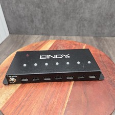 Lindy USB 3.0 Industrial Hub 7 Port 43128 Connection Perfection Untested picture