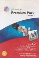 Pinnacle Premium Pack For Studio 10 Volume 2 PC DVD sound effects video titles + picture