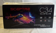 SCEPTRE C345B-QUT168-1 C34 ULTRAWIDE CURVED GAMING 180HZ 3440 X 1440 RESOLUTION picture