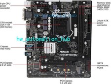 ASRock H310CM/H310M-HDV/M.2 Motherboard H310 M-ATX LGA1151 DDR4 M.2 VGA Tested picture