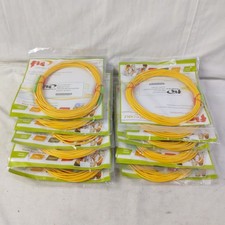 FIS 9/125 Singlemode Fiber Optic Patchcord Duplex 5M SM SC/APC–LC/UPC, 10pc picture