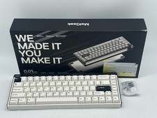 MelGeek MADE68 Ultra 65% Wired Magnetic Gaming Keyboard - Black/White picture