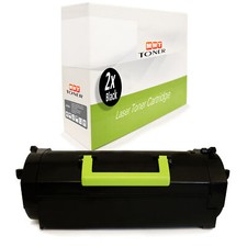 2x MWT Toner XXL replaces Lexmark 24B6015 M 5100 Series 5155 5163 picture