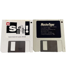 Vintage Video Game 3.5” Floppy Disk Smash MasterType 1984 1991 Apple Macintosh picture