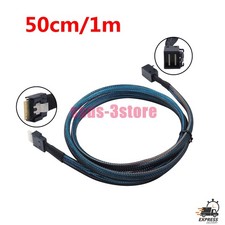 SFF-8654 4i to SFF-8643 SlimSAS to MiniSAS HD 12Gbps Internal Cable 50cm/1m picture