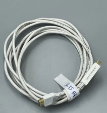 Monoprice Mini DisplayPort to HDMI w/Audio 16.25 ft 32AWG White Cable picture