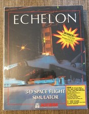 Echelon 3-D Space Flight Simulator IBM PC-XT-AT-PS/2 TANDY 1000 1200 3000 3 1/2 picture