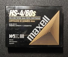  Brand New : Maxell HS-4/90s 1.3GB Helical-Scan 4mm Data Tape Cartridge  picture