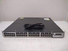 Cisco WS-C3750X-48PF-L (WS3750X-3560X) 48-Port PoE+ Gigabit Switch C3KX-PWR-350W picture