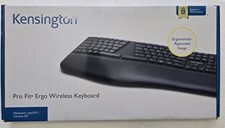 KENSINGTON K75401US PRO FIT ERGONOMIC BLACK WIRELESS KEYBOARD picture