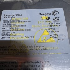 Seagate Barracuda 7200.8 400GB 3.5in Ultra ATA HDD 7200RPM 8MB ST3400832A  XP picture