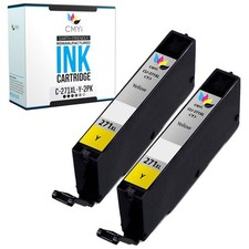 CMYi 2PK CLI-271XL Yellow Ink Cartridges for Canon PIXMA TS5020 TS8020 TS9020 picture