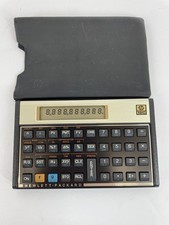 Vintage Hewlett Packard HP 12C Financial Calculator with Case - Made in China picture