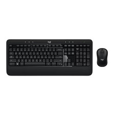 Logitech Advanced Combo Wireless Keyboard and Mouse, Black, Walmart Exclusive picture