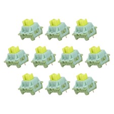 10pcs Light Blue Keyboard Switches 3-Pin 35gf Linear Keyboard Switch Replacement picture