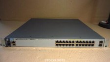 HP J9573A E3800 24G-2SFP+ 24-Port Gig POE+ 2-Port SFP+ Switch SINGLE PSU+EARS picture