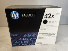 HP Q5942X 42X Black Hi Yield Toner Cartridge Genuine New Sealed Bag NO BOX picture