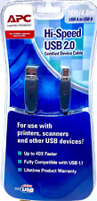 APC USB 2.0 A to B Best Hi High Speed Cable For Printer Scanner PC MAC 16FT Long picture