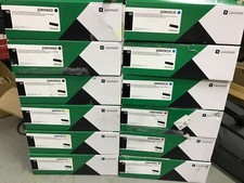 Lot 3 Sets Empty Virgin Lexmark 20N1XK0 20N1XC0 20N1XM0 20N1XY0 CS431 Toner picture