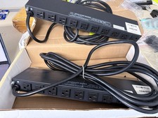 (2 units) Tripp-Lite IBAR12/20 15ft 12 Outlet Rack Power Strip  20 Amp w/Surge picture