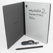 Excellent ReMarkable 2 Paper Tablet BUNDLE w/ Folio, Marker Plus - BUNDLE picture