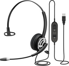 MAIRDI USB Headset with Microphone for PC, Computer Headset with Mic Noise Cance picture