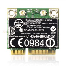 HP Broadcom BCM94313HMGB 802.11b/g/n WiFi + 20702 Bluetooth 4.0 Combo Adapter picture