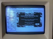 Vintage Macintosh Mac Program Game MAC PLAYMATE 800K Disk 512, Plus, SE, Classic picture