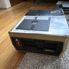 Atari 810 Floppy Disk Drive MPN 810 w/ Disk Drive Operator’s Manual - Vintage picture