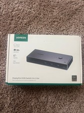UGREEN DISPLAYPORT KVM SWITCH 2 IN 1 OUT DP1.4 with 4 USB 3.0 Ports TV PC 8K picture