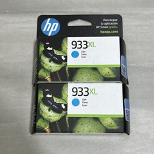 2-PACK HP 933XL CN054AL Cyan Ink Cartridge Expires OCT  2024 picture