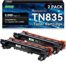 TN835 Toner Cartridge Super High Yield Compatible Replacements for Brother TN83 picture