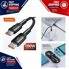Toocki 100W USB C to USB C Cable PD 3.0 Quick Charge 4.0 Fast Charging Type C picture