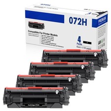 4PK Canon CRG072H High Yield Toner Cartridge CRG072 MF284dw MF289dw LBP170 picture