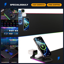 Wireless Charging RGB Mouse Pad - Large Gaming Desk Mat for PC & Laptop picture