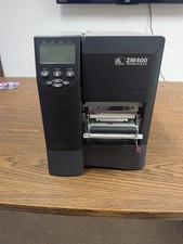 ZEBRA ZM400 ZM400-2001-0100T Thermal Label barcode Printer w/ Power Cord-Tessted picture