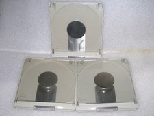 Lot of 3 Vintage SCSI CD-ROM Caddy Cartridge Drive Apple Holder Case Load Tray picture