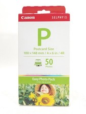 Canon E-P50 - Selphy ES Postcard Size 50 Photos 4 X 6 in - Ink & Paper NEW picture
